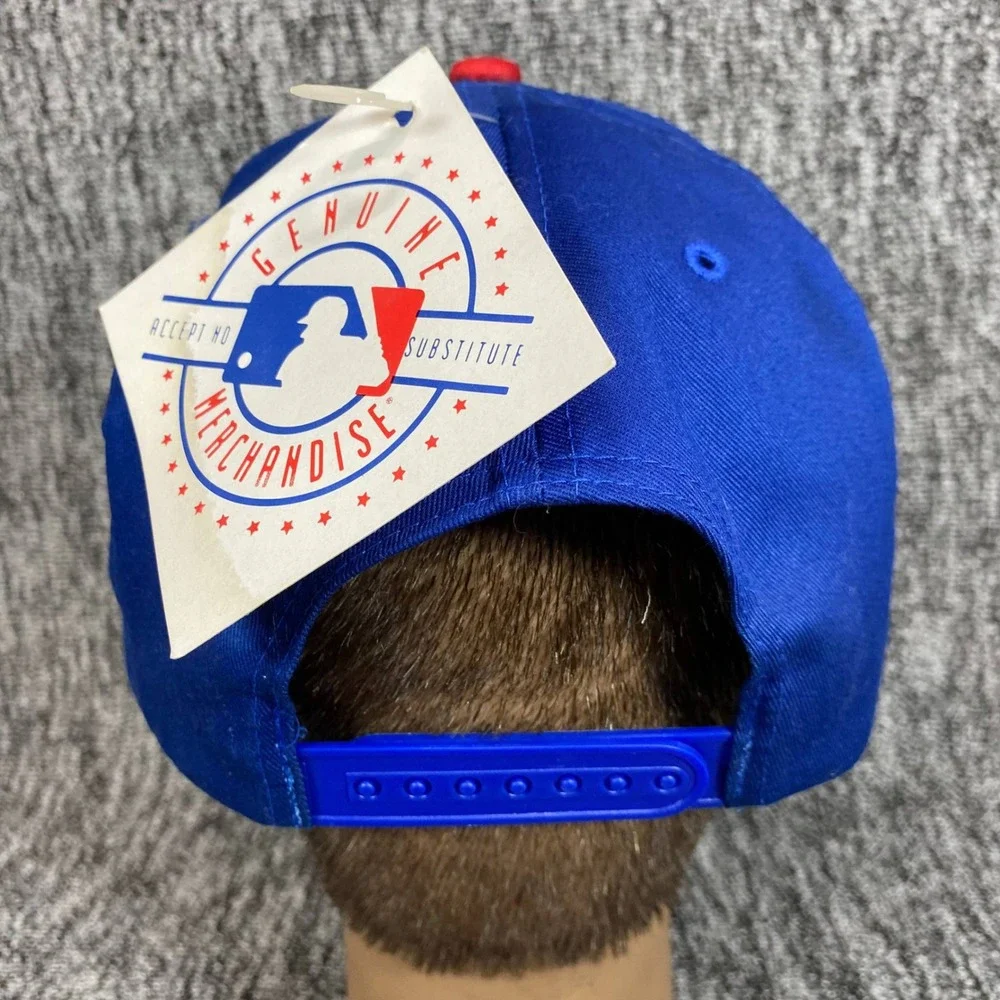 Vintage Chicago Cubs Hat NWT Twins Enterprise Snapback Blue MLB Cap Deadstock
